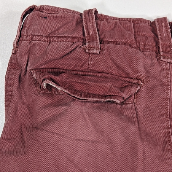 Abercrombie Shorts Youth Size 14 Faded Red (30 Waist) Flat Front Chino - Picture 5 of 11